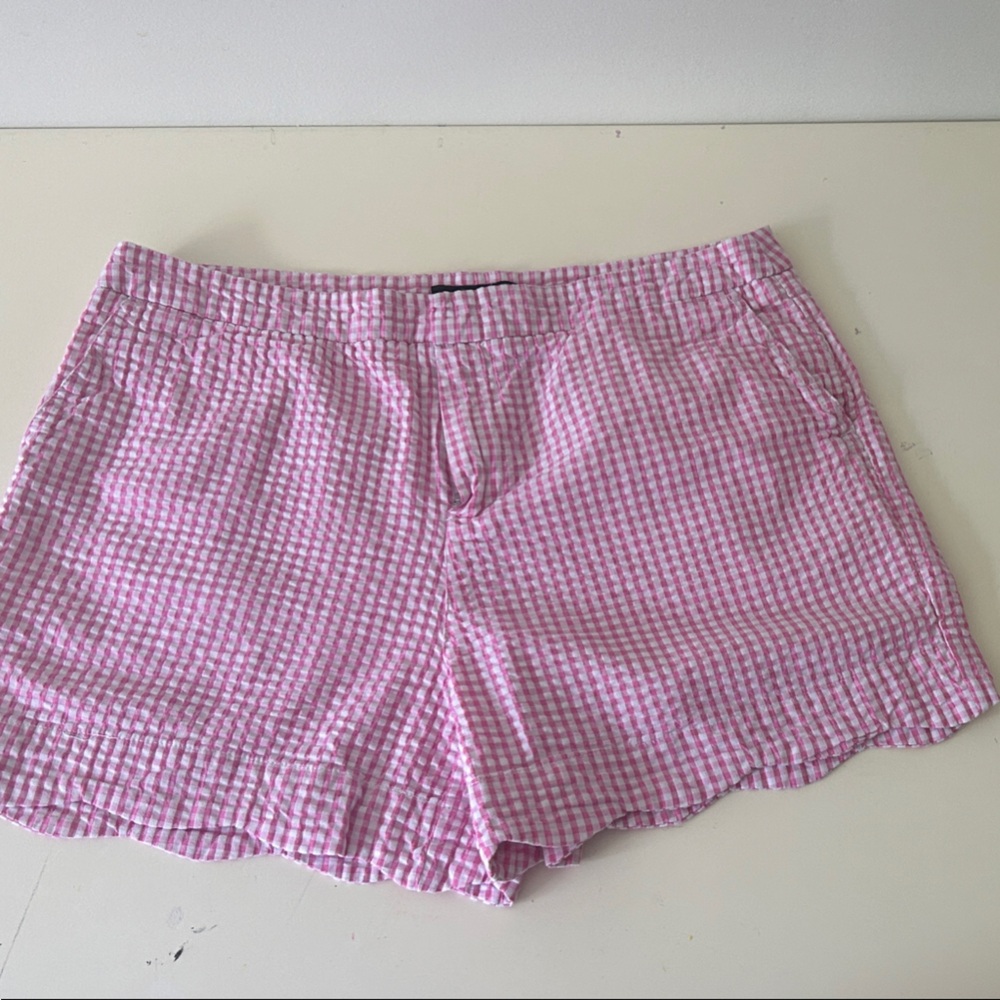 Women’s Pink Gingham Casual Shorts Cynthia Rowley Size 6